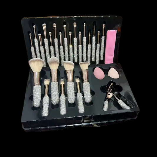 Glitz and Glam Makeup Brush Tool Set (PRE-ORDER)